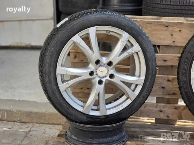 5х112 17 Джанти Mercedes C Class w204 Ц Клас 5х112 ЕТ 47 , J 7.5 Централен отвор 66.6, Гуми 205 50 1