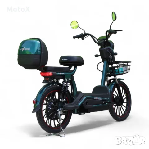Електрически двуместен скутер – велосипед със 20″ гуми, 1200W, 60V/20Ah, снимка 3 - Мотоциклети и мототехника - 55366548