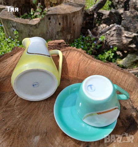 Танцуващ разноцветен сервиз на СИП , снимка 4 - Сервизи - 54174492