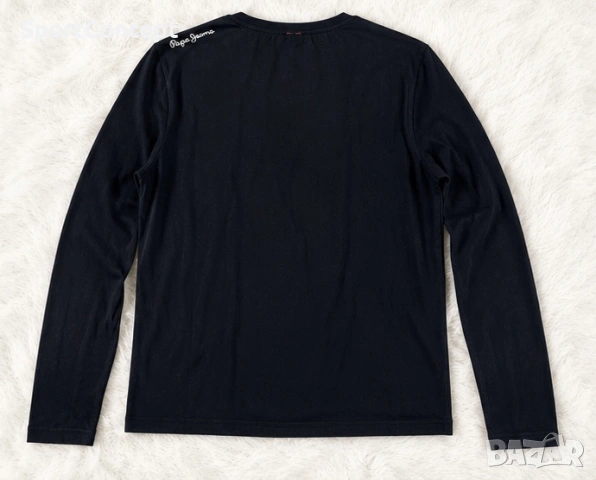 Pepe Jeans London мъжка блуза с дълъг ръкав – Черна, снимка 2 - Блузи - 55070703