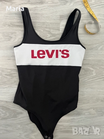 Levi’s боди в бял и в черен цвят, снимка 4 - Корсети, бюстиета, топове - 55406424
