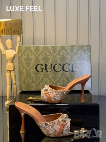 Gucci ⚜️Дамски Чехли, снимка 8 - Чехли - 54152316