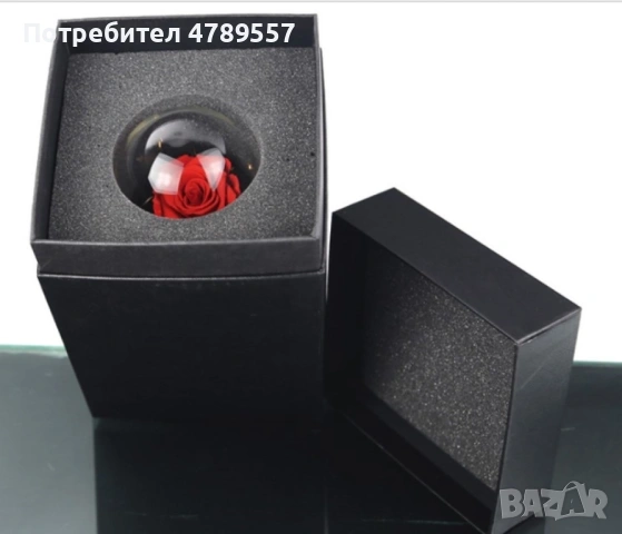 Вълшебна неувяхваща роза в стъкленица с LED светлина, снимка 8 - Декорация за дома - 54277278