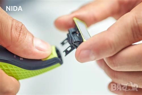 Тример PHILIPS ONEBLADE QP2520/30 УПОТРЕБА ПОД ВОДА, СЪС ЗАРЯДНО, НОВ!, снимка 8 - Тримери - 54816776