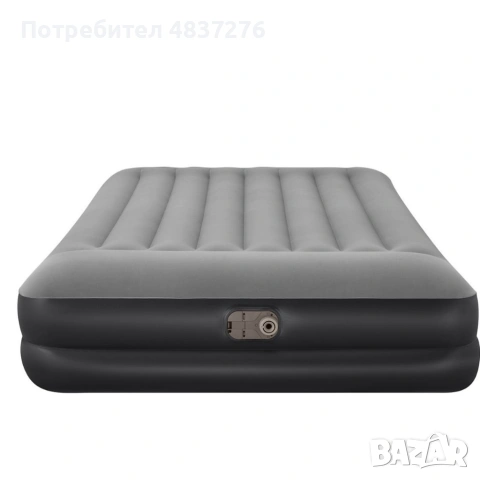 Надуваем двоен матрак с вградена помпа, снимка 11 - Други стоки за дома - 55061689