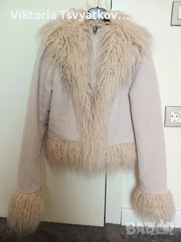 Дамски якета H&M: Дънкови якета и палто с пух, снимка 2 - Якета - 55574202