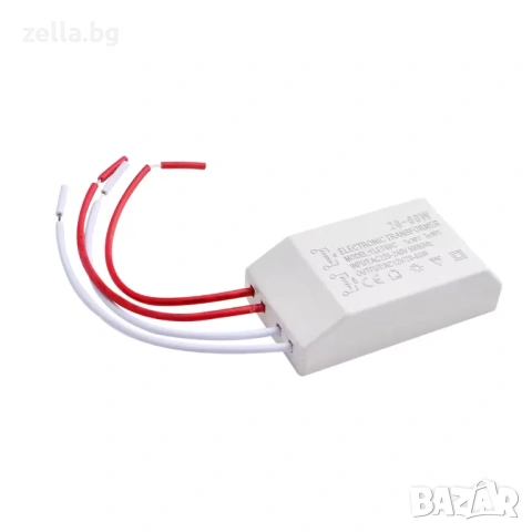 Трансформатор 230V AC към 12V AC 20-60W – за халогенни крушки и нисковолтово осветление 10343, снимка 10 - Друга електроника - 54672411