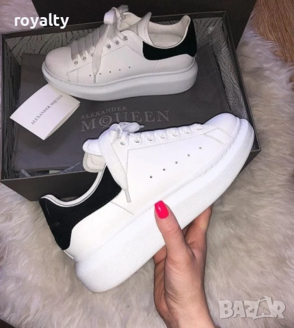 Alexander McQueen Нови Дамски Маратонки с Кутия 