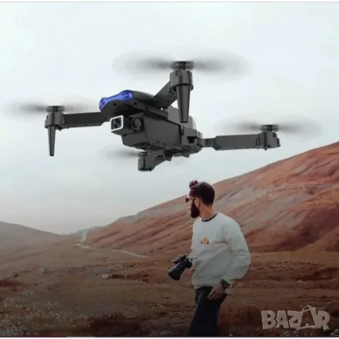 Дрон с две камери DUAL 4K CAMERAS, снимка 3 - Дронове и аксесоари - 55495037