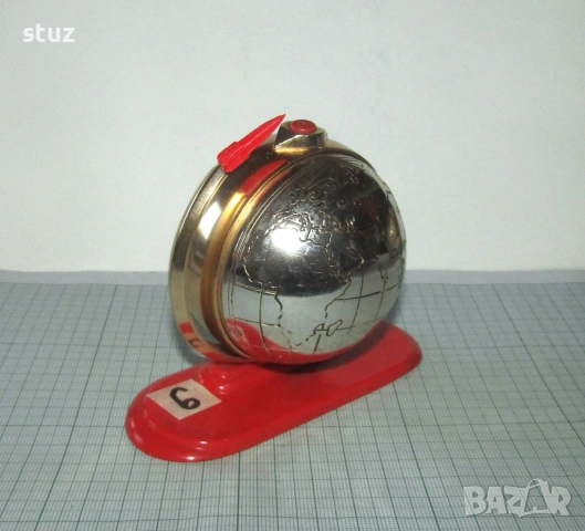 Будилник Слава "Спутник" (No:9), снимка 6 - Антикварни и старинни предмети - 54446641