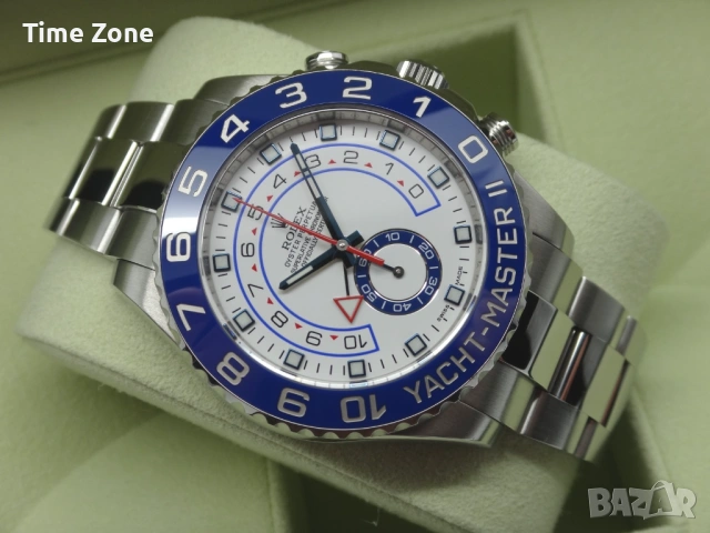 Rolex Yacht-Master II 44mm Steel White Dial Ceramic Automatic Различни Варианти, снимка 3 - Мъжки - 54047647