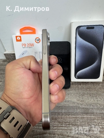 iPhone 15 Pro Max 256/100% battery 🔋 , снимка 6 - Apple iPhone - 54938971