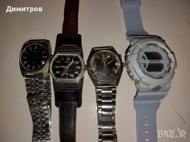 4 броя ръчни часовници, снимка 3 - Мъжки - 54164383