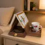 Дървена поставка за книги с чекмедже, снимка 1