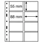Optima - листи с 8 отделения 55х88 мм - LEUCHTTURM , снимка 4