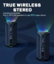 🚀 Мощна 40W Bluetooth Стерео Колонка Ortizan X8 Pro | 30ч Батерия | IPX7 | RGB светлини | TF карта, снимка 2