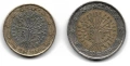 Франция 1 евро 1999 + 2 евро 2000, снимка 1