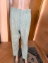 Мъжки ленен панталон H&M в ментовозелен цвят, размер 48, снимка 1