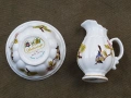 Порцеланови чаша и каничка за саке , снимка 3