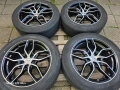 Лети джанти 18ки 5х114.3 Anzio + летни гуми 225/55/18 Bridgestone, снимка 2