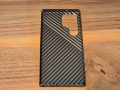 Твърд кейс имитация на карбон калъф за Samsung Galaxy S23 Ultra, снимка 2