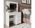 Бяла тоалетка Beauty с лед осветление, снимка 1