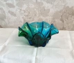 Купа/фруктиера от цветно арт стълло Мурано/ Мurano Art Glass. , снимка 2
