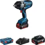 Bosch GDS 18V-1000 1000Nm 2x5.0Ah Ударен гайковерт Professional L-BOXX Нов, снимка 1
