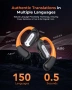Чисто нови Смарт Слушалки ERAZER XF32 с Изкуствен Интелект AI Преводач на 150 Езика – LCD Тъчскрийн , снимка 2