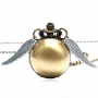 Джобен часовник Harry Potter Golden Snitch Quidditch с верижка – Неръждаема стомана 10168, снимка 5