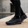 📌Мъжки маратонки Nike Air Max 97 – Triple Black Edition 41 42 43 44 45 Цена 97€ Еконт, снимка 2