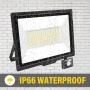 LED прожектор с датчик за движение 200W, снимка 2