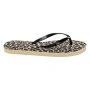 Дамски джапанки с animal print и черна каишка_1250046, снимка 3