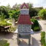 Барбекю от бетон Carmen за градината и двора в сиво с бяло, снимка 9