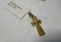 Златна висулка(кръст) 1.52гр., снимка 4