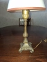 Настолна лампа от месингов материал в бароков стил , снимка 3