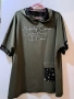 Летен масленозелен суитшърт №3 (2-3 XL) с гарнитура от тюл, снимка 1