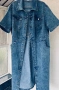 Макси дънкова рокля / тренч 5XL (става и за XL, 2XL), снимка 3