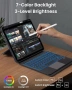 Нов Калъф с клавиатура за iPad 10th Gen A16 2025, тъчпад, RGB, UK layout Кейс таблет Айпад, снимка 6