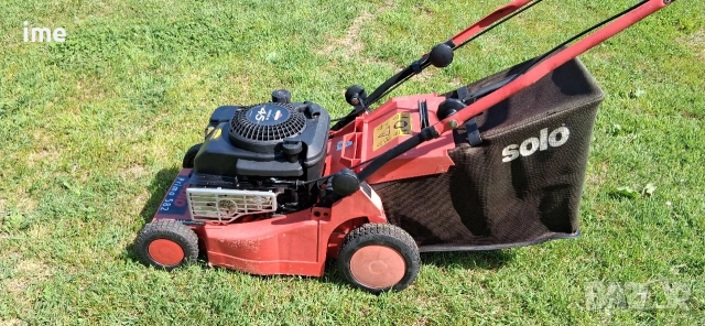 Бензинова косачка НОМЕР 42. Solo Primo. Четиритактов двигател на Briggs&Stratton. 39 см. ширина..., снимка 4 - Градинска техника - 54693762