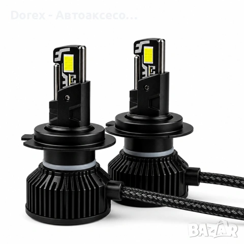 Крушки диодни H4 / T55 - 130W - 12/24V, снимка 2 - Аксесоари и консумативи - 54969033