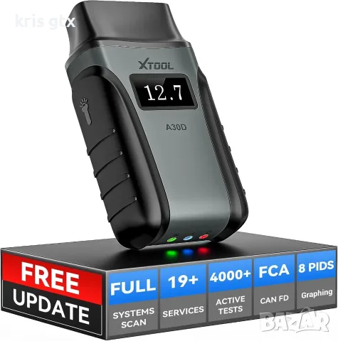 XTOOL AnyScan A30D – Професионална OBD 2 безжична автомобилна диагностика Двупосочен тест