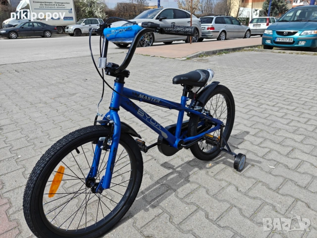 BYOX Велосипед 20" MASTER син, снимка 7 - Велосипеди - 53980824
