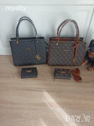 Guess Нова Кожена Дамска Чанта Гес Различни Цветове 