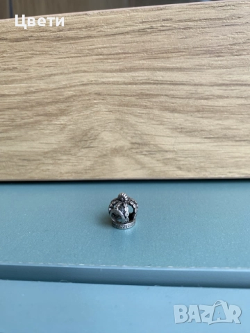 Сребърни талисмани Пандора / Pandora, коронка и лапичка , снимка 5 - Други - 55416050