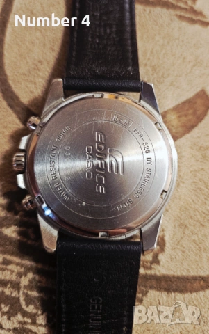 Casio Edifice Chronograph EFR-526, снимка 2 - Мъжки - 54146748