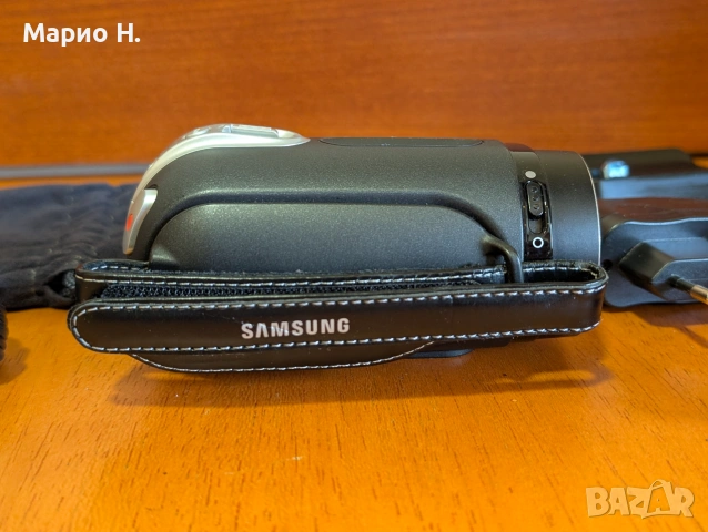 Видеокамера Samsung VP-MX25E, като нова, HD, Schneider оптика, 34x zoom, 16 GB вградена памет, снимка 6 - Камери - 55105015