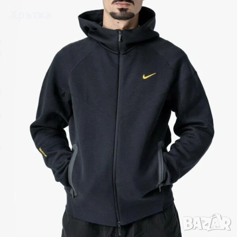 Nike x NOCTA Drake Tech Fleece Hoodie - Оригинално мъжко горнище р-р S, снимка 3 - Спортни дрехи, екипи - 54644629
