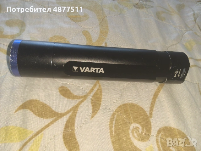 Фенер Varta li ion battery, снимка 9 - Друга електроника - 55177508