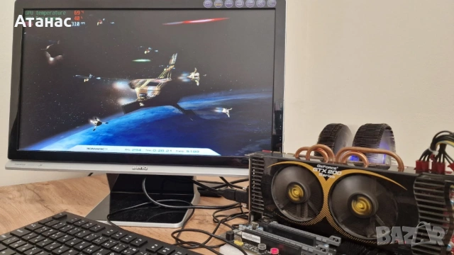 The Ultimate 3-Way SLI Retro Pack! 3x NVIDIA GeForce GTX 285 ASUS/Palit/Sparkle, снимка 11 - Видеокарти - 54774885